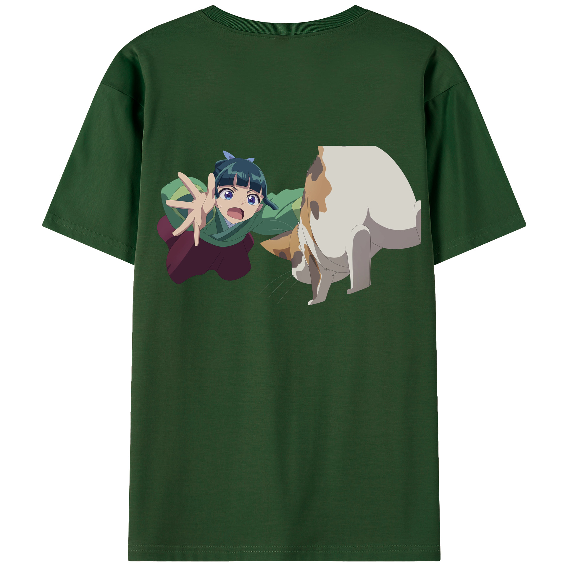 （画像用） 薬屋のひとりごと The Apothecary Diaries 綿100％半袖Tシャツ（背面プリント）